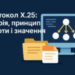 Протокол X.25: історія, принцип роботи і значення — ілюстрація мережевої взаємодії